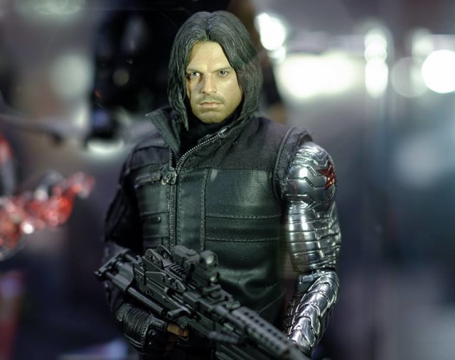 Close-Up of Civil War Hot Toys Bucky Winter Soldier Figure