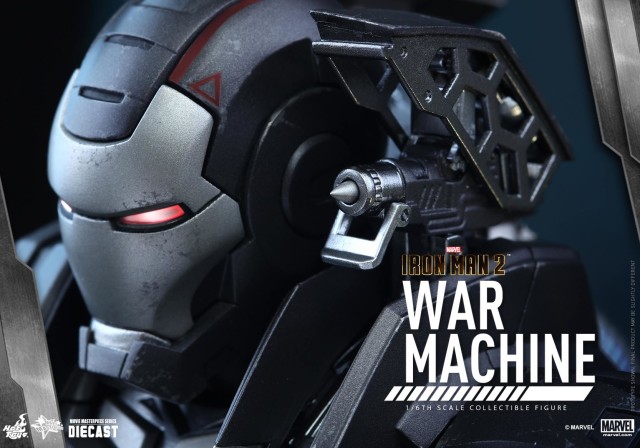 Die-Cast War Machine Hot Toys Iron Man 2 Figure Shoulder-Mounted Missile Launcher