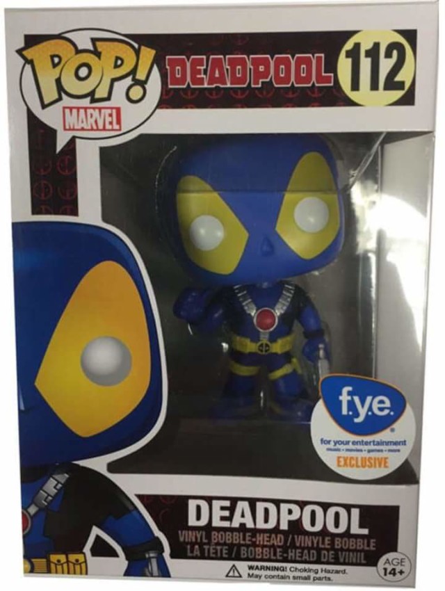 Funko FYE Blue Deadpool POP Vinyls Exclusive Figure