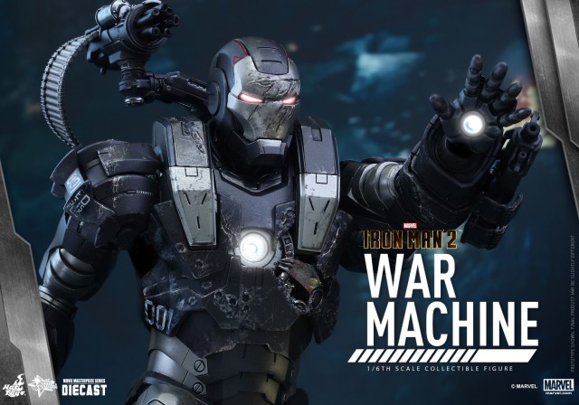Hot Toys Battle Damaged War Machine Die-Cast Figure