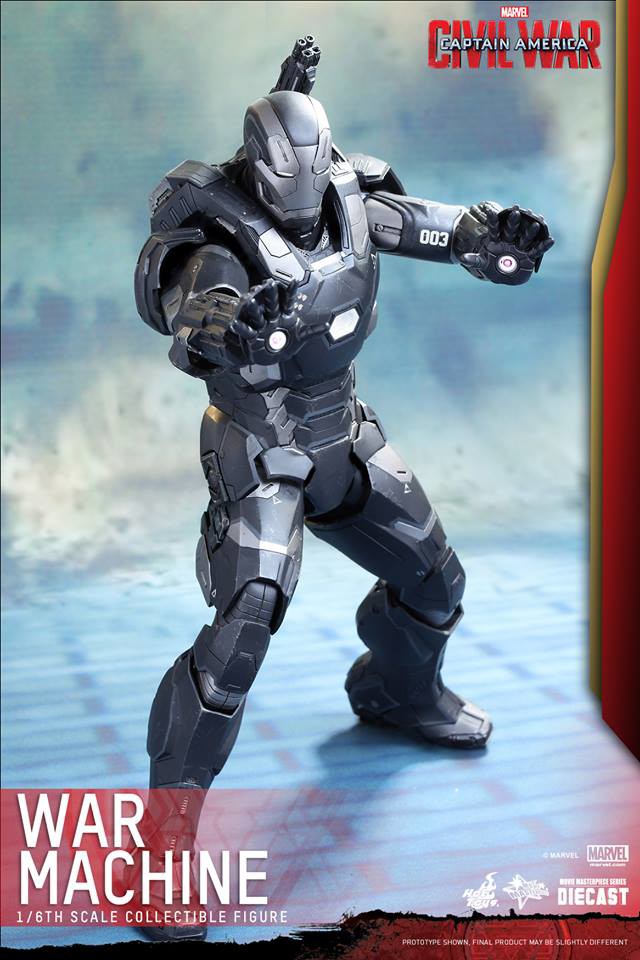 Hot Toys Captain America Civil War Die-Cast War Machine Mark III MMS Figure