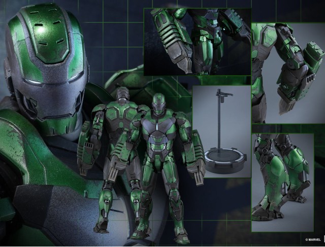 Hot Toys Gamma Iron Man Figure and Accessories