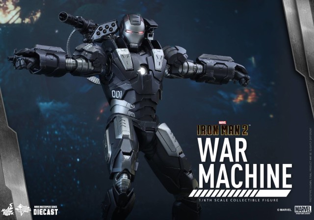Hot Toys Iron Man 2 War Machine Die-Cast Movie Masterpiece Series Figure