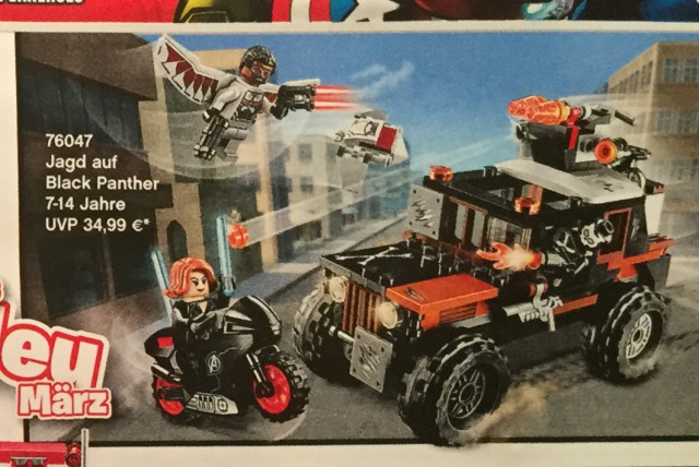 LEGO Marvel Black Panther Pursuit 76047 Set