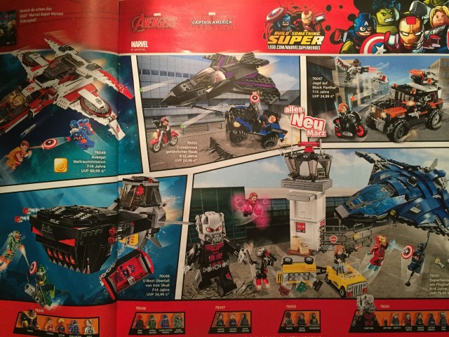 LEGO Marvel Civil War Sets Revealed