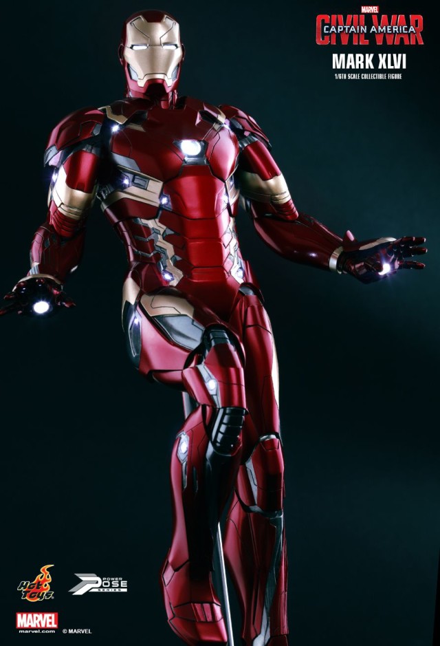 Mark XLVI Iron Man Hot Toys Power Pose Series Figure