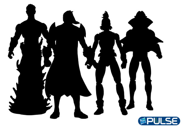 Marvel Legends 2016 4 Inch Wave 3 Silhouettes