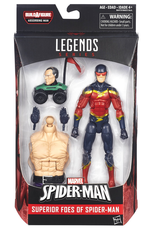 Marvel Legends Superior Foes of Spider-Man Speed Demon Packaged