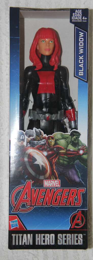 Titan Hero Black Widow Figure Packaged