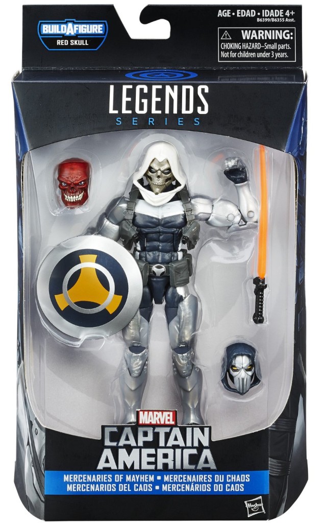 Captain America Legends Taskmaster Figure Packaged with Red Onslaught Head