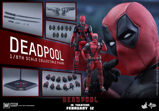 Hot Toys Deadpool Figure and Accessories