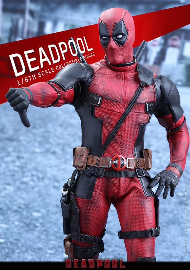 Hot Toys MMS 347 Deadpool Sixth Scale Figure Giving Thumbs Down