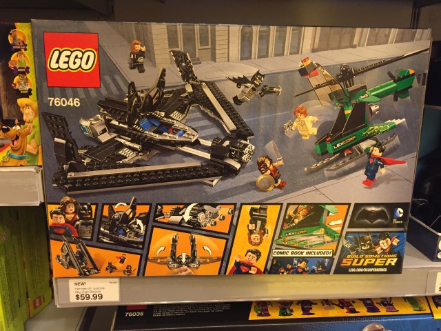 LEGO Batman vs. Superman Heroes of Justice Sky High Battle Box Back