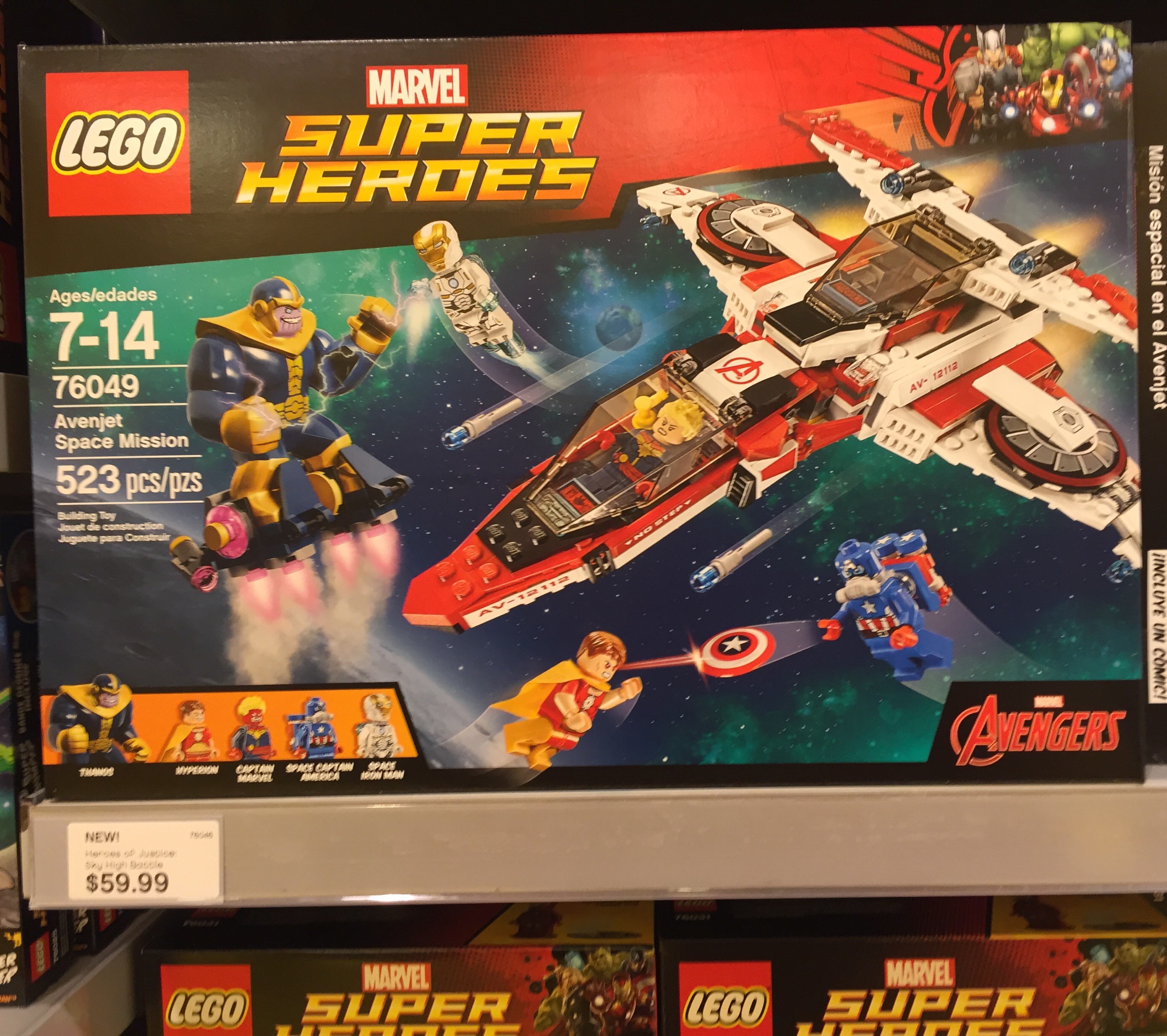 lego marvel avenjet space mission