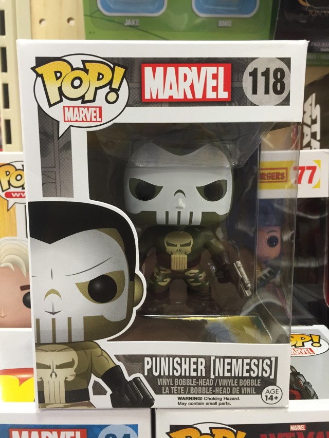 Packaged Funko POP Vinyls Punisher Nemesis Figure