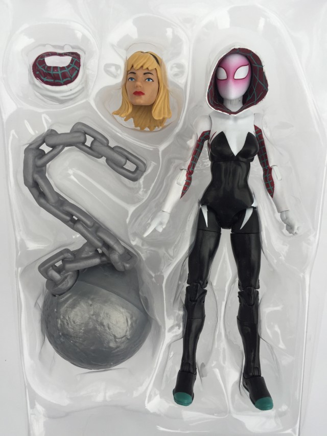 Spider-Man Legends Edge of Spider-Verse Spider-Gwen Figure in Packaging