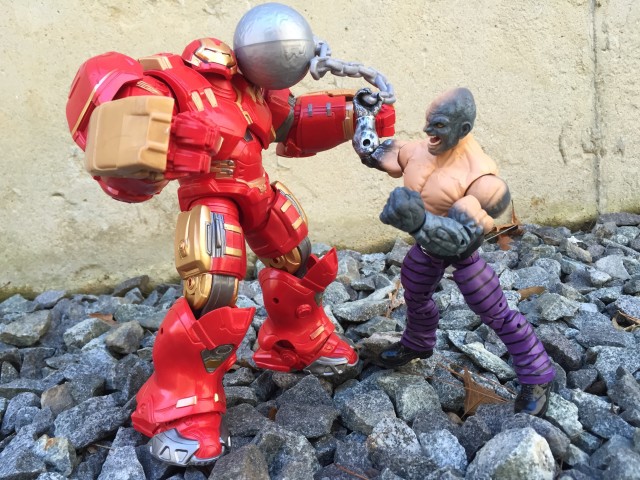 Marvel Legends Absorbing Man vs. Hulkbuster Iron Man Size Comparison