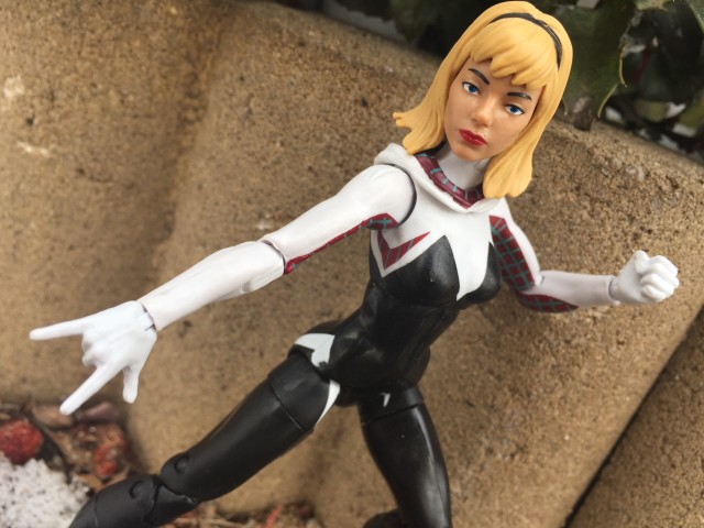 Unmasked Gwen Stacy Head Marvel Legends 2016