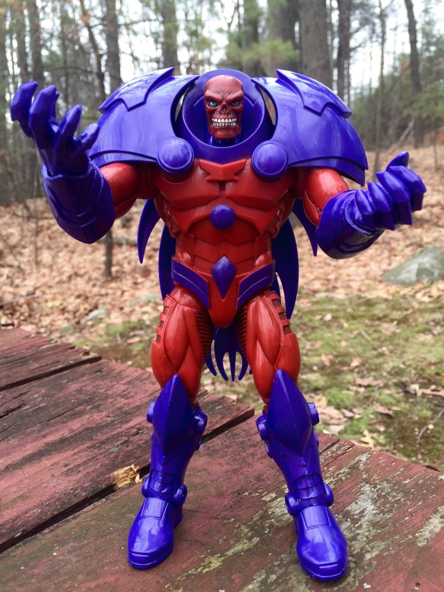 Red Onslaught Build-A-Figure Review Captain America Legends