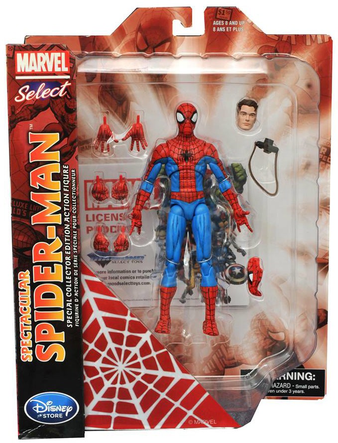 SPECTACULAR SPIDER-MAN ACTION FIGURE Marvel Select Avengers 