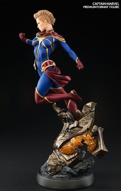 sideshow captain marvel premium format