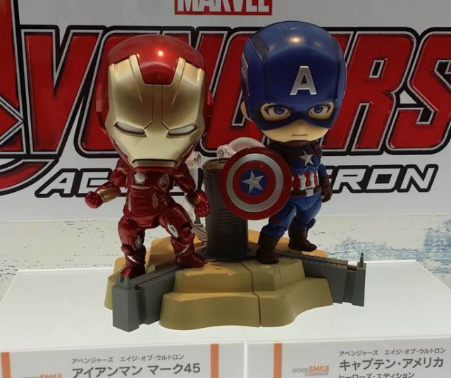 Avengers Age of Ultron Iron Man Nendoroid with Captain America