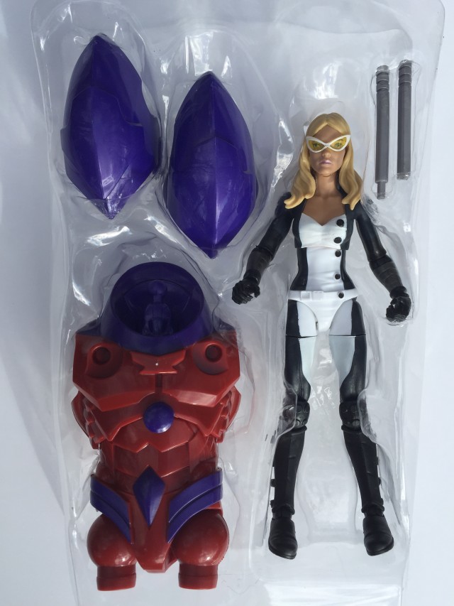 Marvel Legends Red Onslaught Torso with Mockingbird Figure