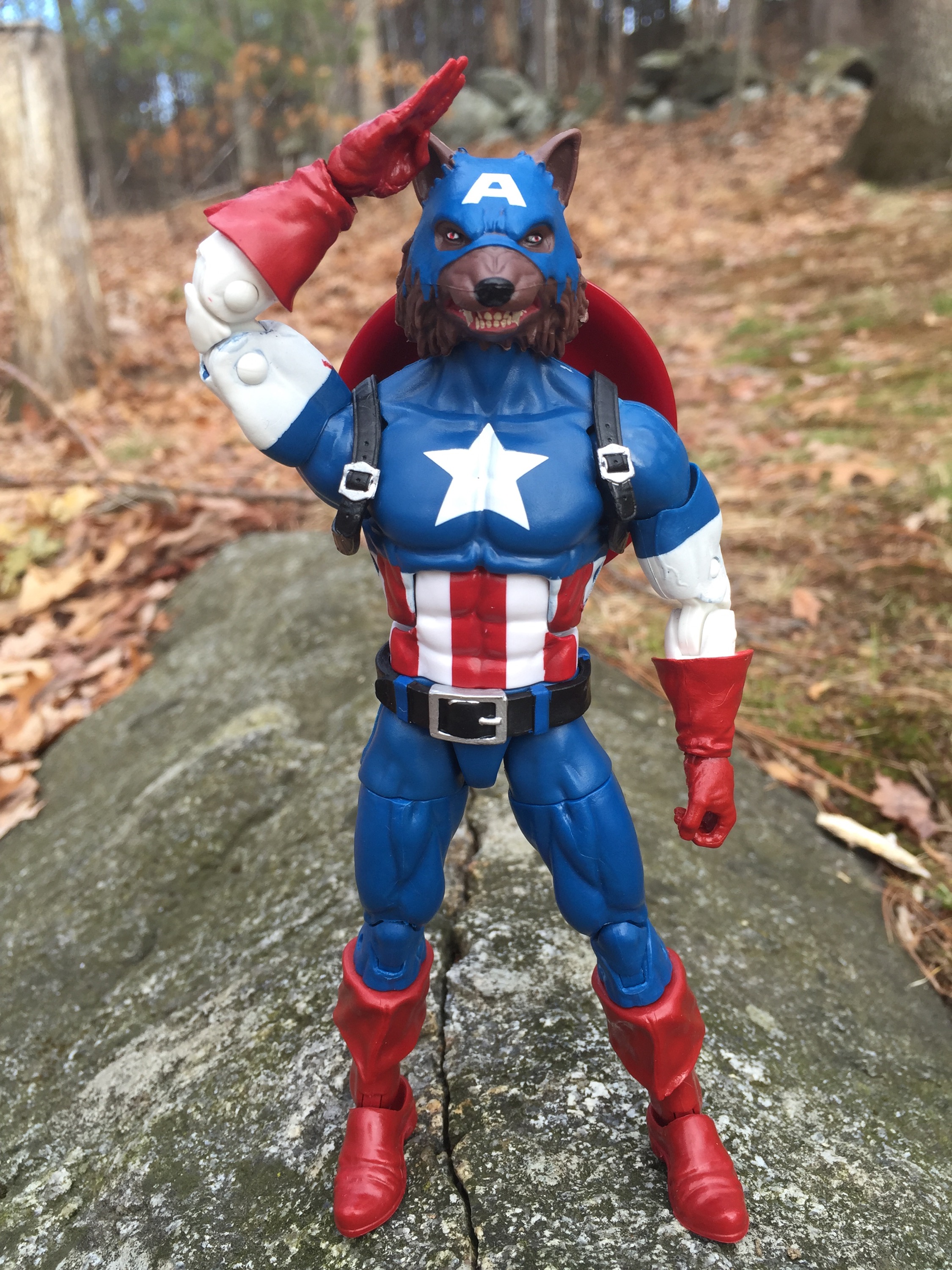 marvel legends wolf cap