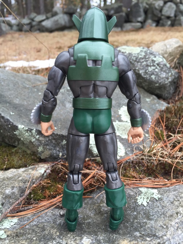 Back of Marvel Legends Whirlwind Action Figure