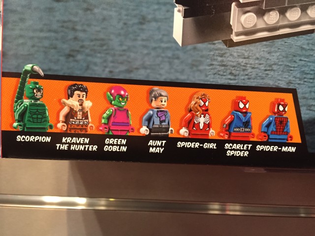 LEGO Ultimate Bridge Battle Minifigures Scorpion Kraven Spider-Girl