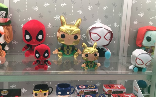 Toy Fair 2016 Funko POP Plush Deadpool Loki Spider-Gwen