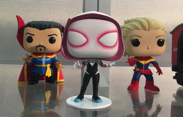 Toy Fair 2016 Funko POP Vinyls Spider-Gwen Doctor Strange Captain Marvel