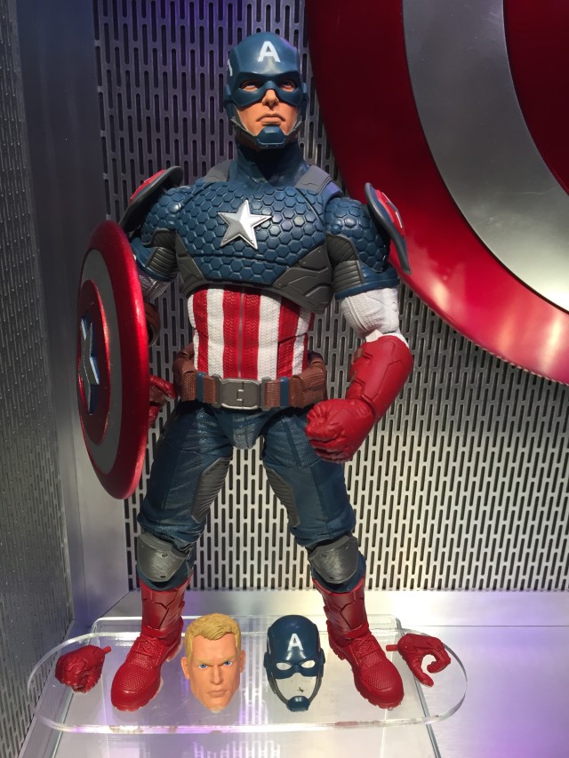 Toy Fair 2016 12 Inch Captain America Marvel Legends Figure