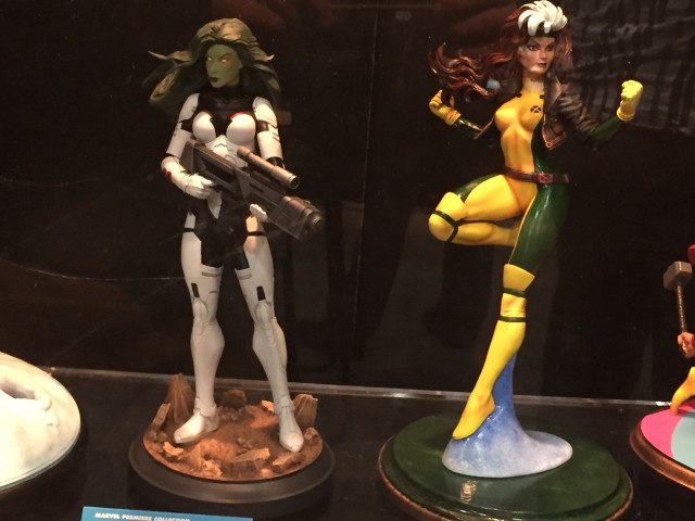 Marvel Premiere Collection Gamora and Rogue Statues