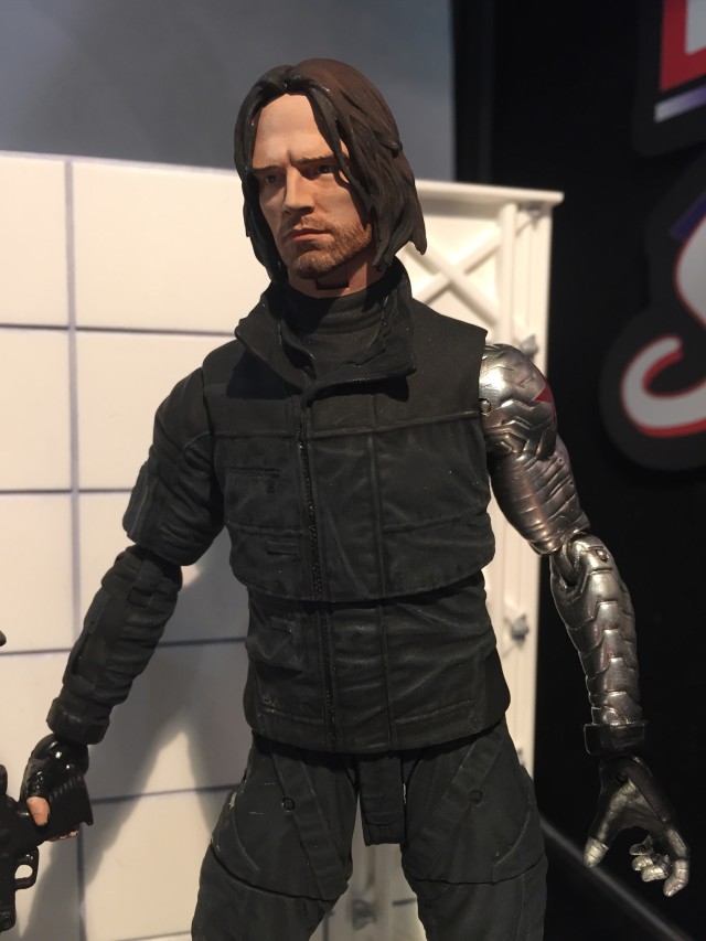 Close-Up of Diamond Select Bucky 7" Figure Civil War