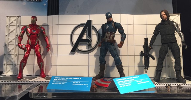 Toy Fair 2016 Marvel Select Civil War Figures