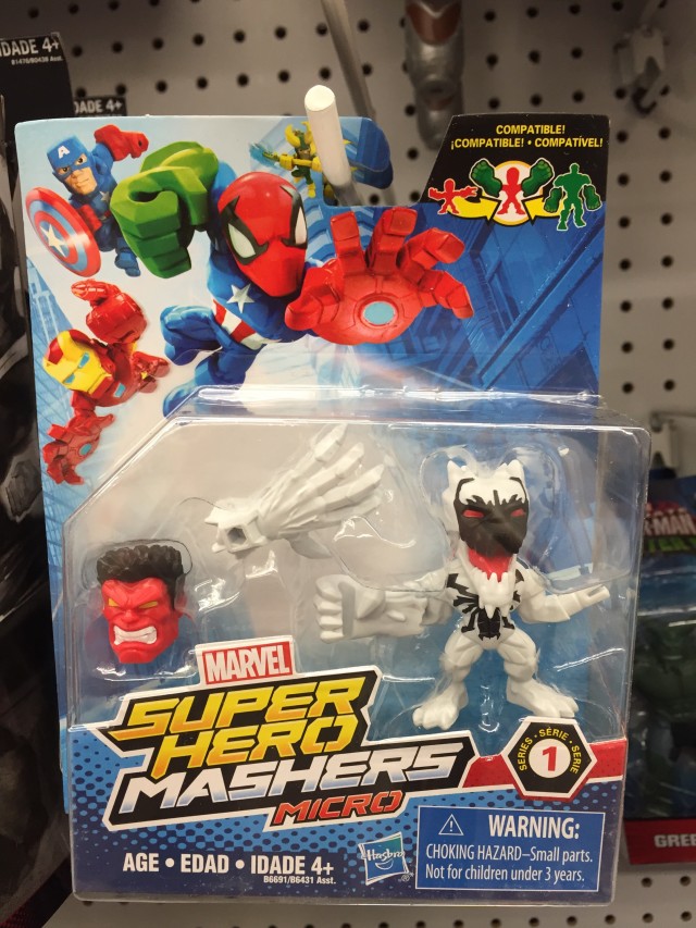Marvel Mashers Micro Anti-Venom Figure with Red Hulk Head