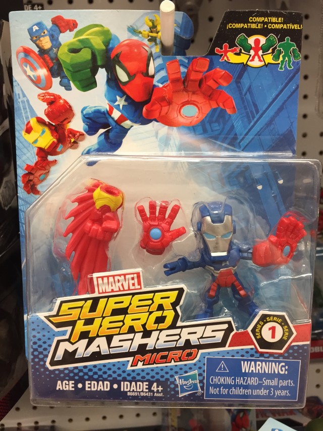 Marvel Super Hero Mashers Micro Series 1 Iron Patriot Figure Carded