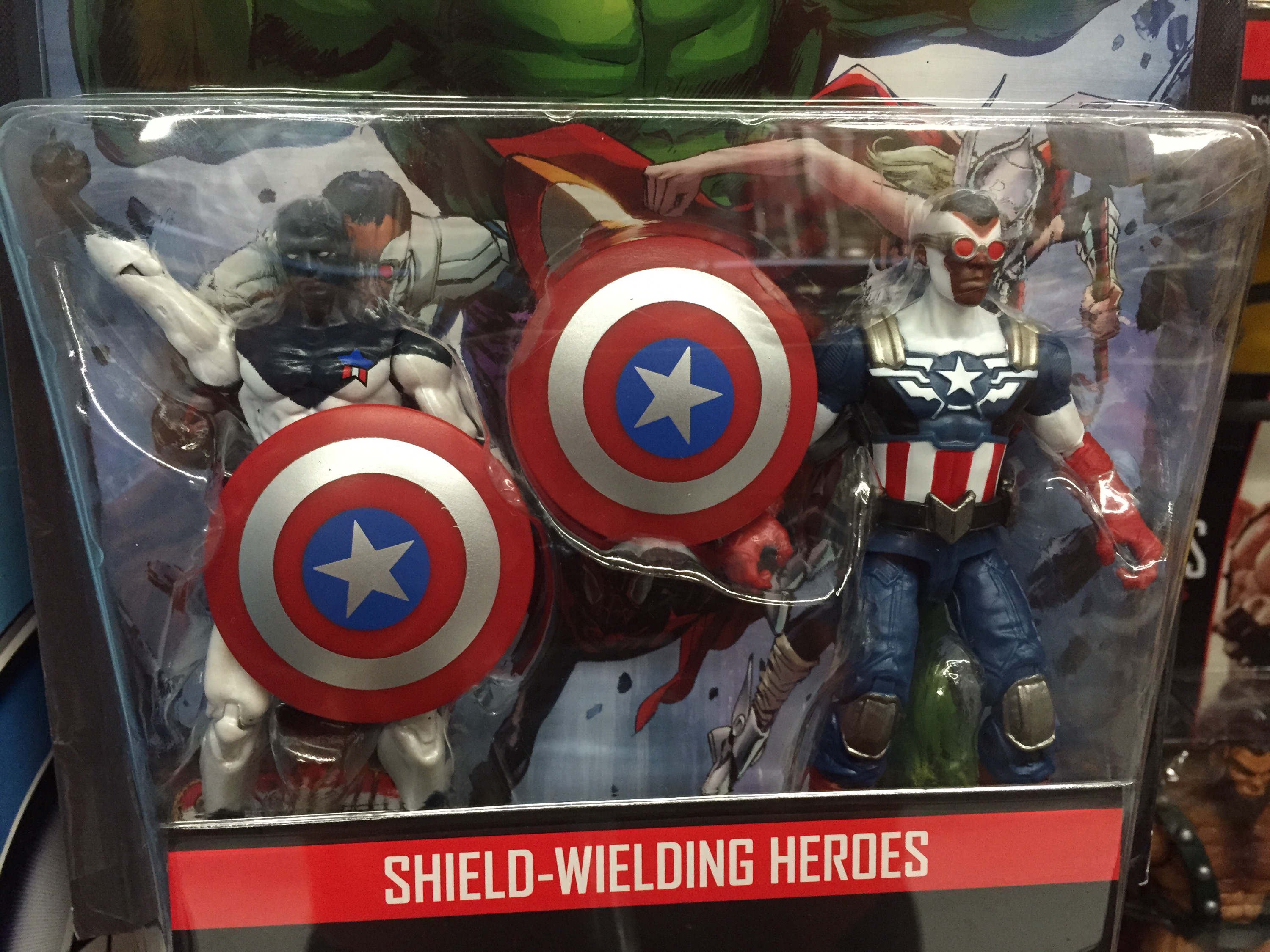 Hasbro Marvel Legends Shield Wielding Heroes 2pack Action Figure Captain America for sale online 