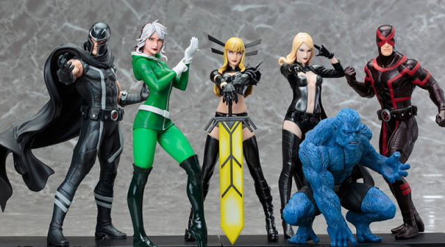 Kotobukiya X-Men ARTFX+ Statues Lineup with Rogue