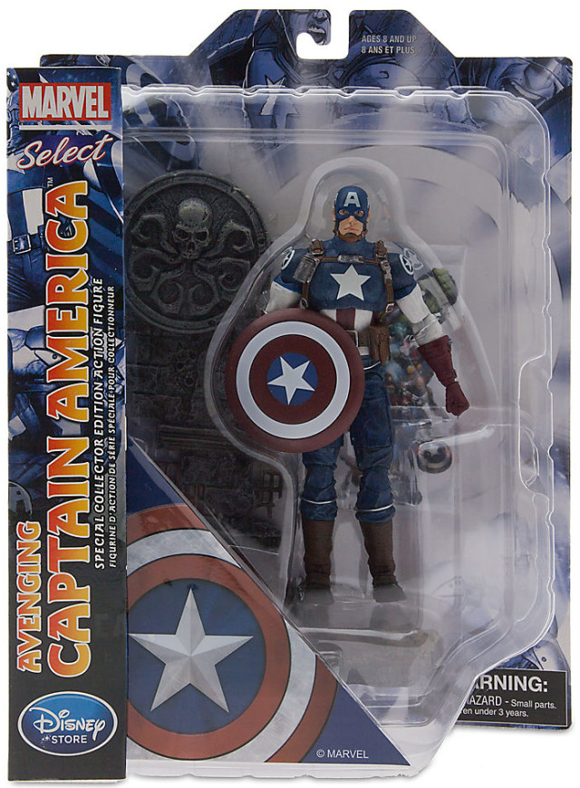 Marvel Select Avenging Captain America Figure Packaged