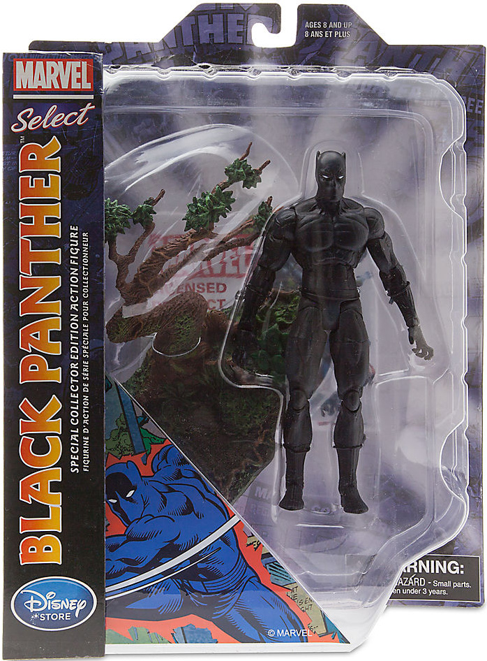 MARVEL DIAMOND SELECT TOYS BLACK PANTHER 6" INCH ca 18 cm COLLECTOR EDITION 