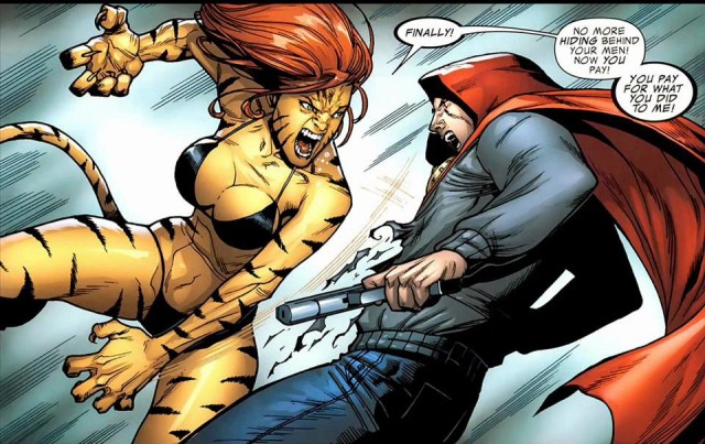 Marvel Tigra vs The Hood Comic Book