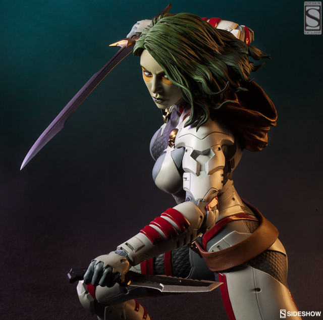 Sideshow Exclusive Gamora Premium Format Figure Dual-Wielding Knife