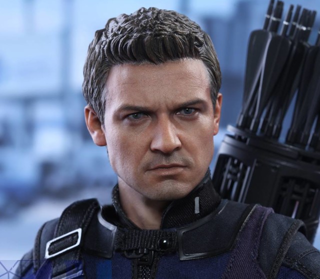 Civil War Hawkeye Hot Toys Jeremy Renner Portrait Head Sculpt