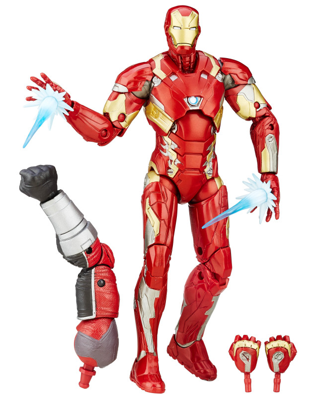 Civil War Iron Man Marvel Legends Six Inch Figure with Giant Man Arm