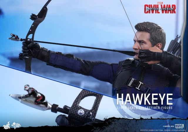 Hot Toys Ant-Man on Arrow with Hawkeye Figure