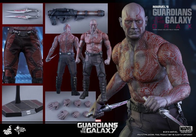 Hot Toys Drax Figure and Accessories