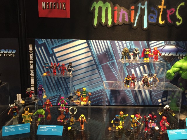 New York Toy Fair 2016 Marvel Minimates Display Diamond Select Toys