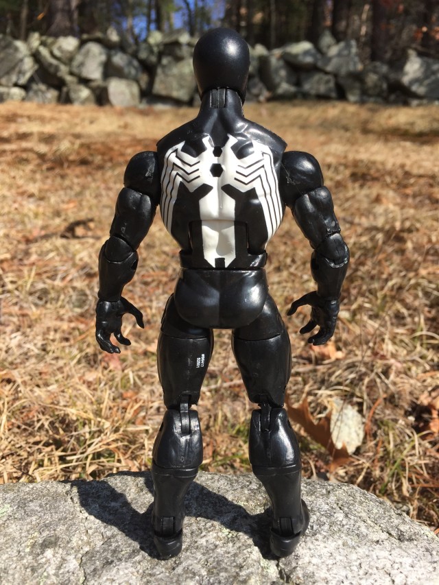 Back of Venom Marvel Legends 6" Figure Hasbro